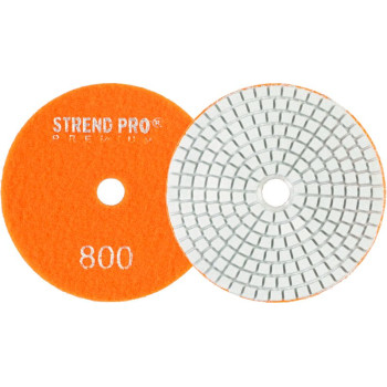 Blade Strend Pro Premium P800, 100 mm, polishing, diamond, Velcro, wet polishing grinding