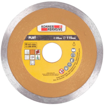 Diamond cutting disc KONNER 115mm, FULL