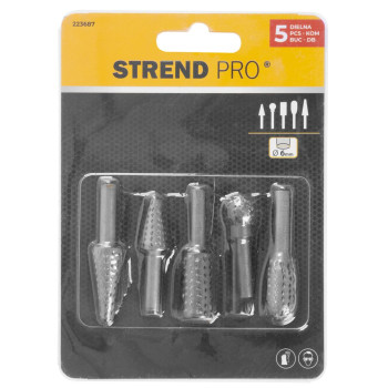 Rasps set 5pcs rotate Strend Pro