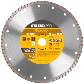 Diamond cutting disc  230 mm Strend Pro, Turbo +