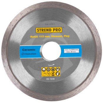 Diamond cutting disc  115 mm Strend Pro, full