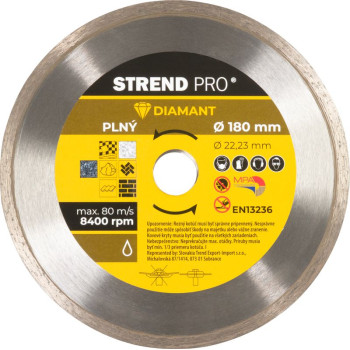 Diamond cutting disc  180 mm Strend Pro, full