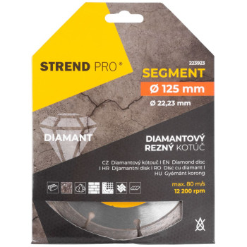 Diamond cutting disc  125 mm Strend Pro, segment