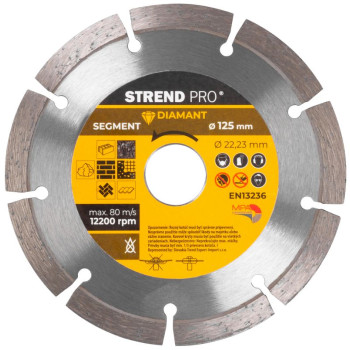 Diamond cutting disc  125 mm Strend Pro, segment