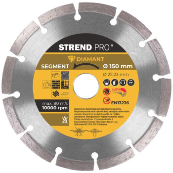 Diamond cutting disc  150 mm Strend Pro, segment
