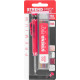 Strend Pro Premium pencil, with clip, steel tip, carpenter's, marker with sharpener, with 6 leads, set Strend Pro Premium pencil, with clip, steel tip, carpenter's, marker with sharpener, with 6 leads, set