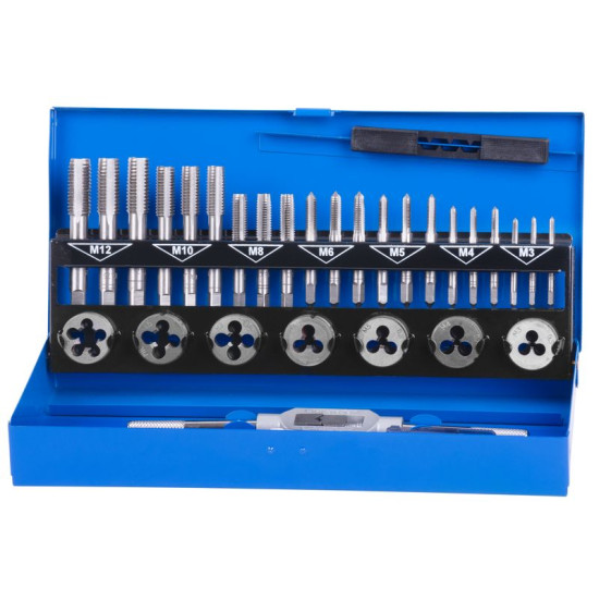 Kraanide ja aasade komplekt Strend Pro SX1033, HSS, 33 tk, M3-M12