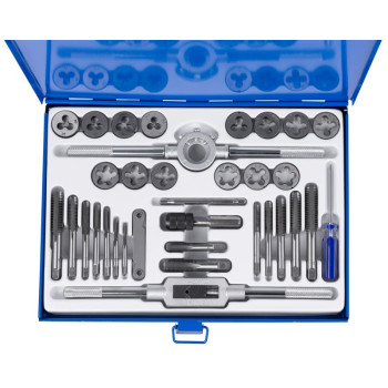 Set combination tap and die Strend Pro SX1436, HSS, 33 pieces, M3-M12