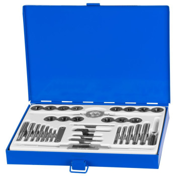 Set combination tap and die Strend Pro SX1436, HSS, 33 pieces, M3-M12