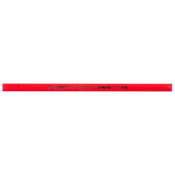 Strend Pro pliiats, puusepatööd, 250 mm, kandiline, must pliiats, müügikarp 72 tk