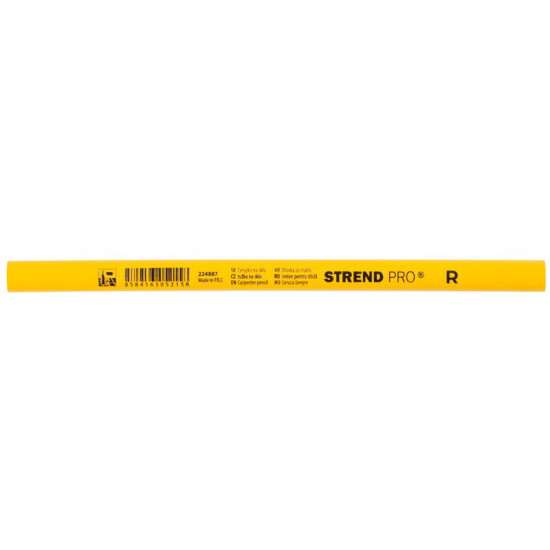 Карандаш Strend Pro, 176 мм, красный грифель, для стекла и керамики
