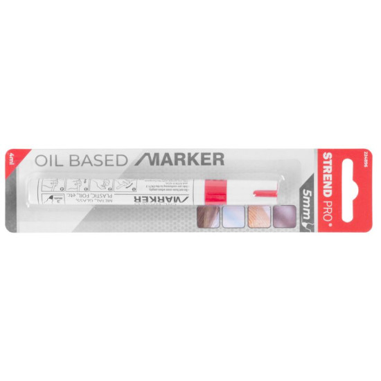 Marker Strend Pro Permanent, ALU, red Marker Strend Pro Permanent, ALU, red