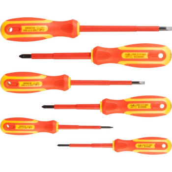 Electrician VDE screwdriver set  6 pcs Strend Pro, VDE 1000V ,Cr-V