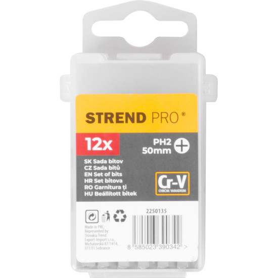 Otsikute komplekt 12 tk Strend Pro, Cr-V/PH