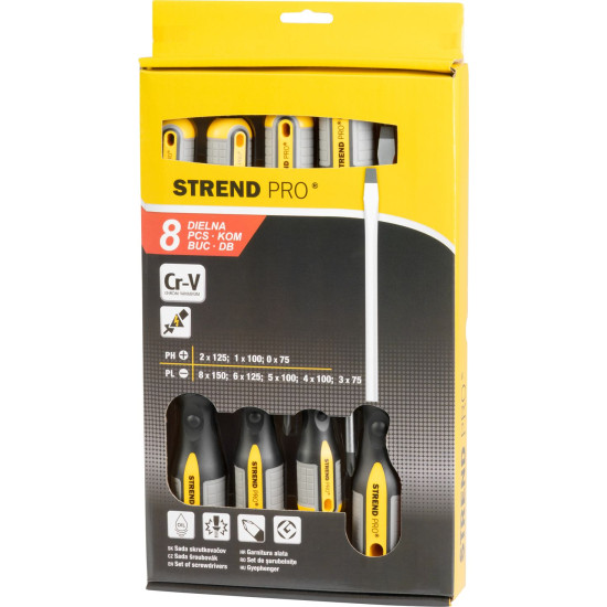Screwdriver set 372-308 • 9 pieces
