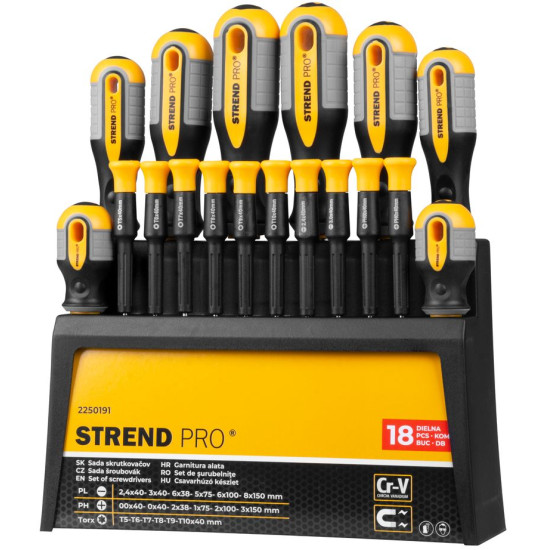 Screwdriver set 18pcs Strend Pro Screwdriver set 18pcs Strend Pro