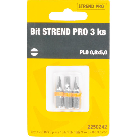 Bit Strend Pro, Flat 0,8x5,0, pkg 3 pcs Bit Strend Pro, Flat 0,8x5,0, pkg 3 pcs