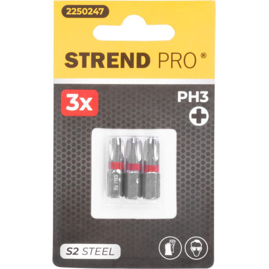 Bit Strend Pro, PH 03, pkg 3 pcs
