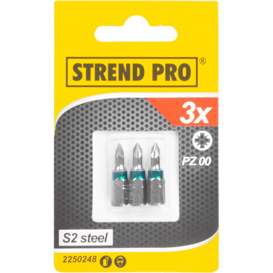 Bit Strend Pro, POZI 00, pkg 3 pcs Bit Strend Pro, POZI 00, pkg 3 pcs