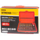 Set of bits 41pcs Strend Pro, with magnetic bit holder, bit 25mm, S2