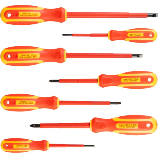Electrician VDE screwdriver set  7 pcs Strend Pro, VDE 1000V ,Cr-V