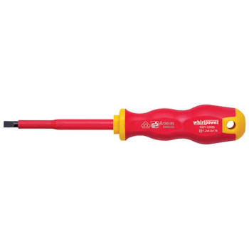 Insulated flat screwdriver Whirlpower® 3.0 / 100mm, DIN5264, VDE 1000V, GS
