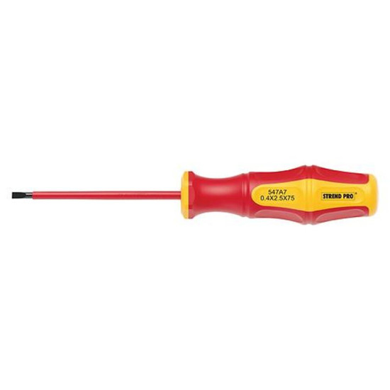 Flat screwdriver Strend Pro CX547A, VDE 0,5x3,0x100 mm