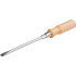 Flat screwdriver Format 6260-0100, Cr-V, wooden handle