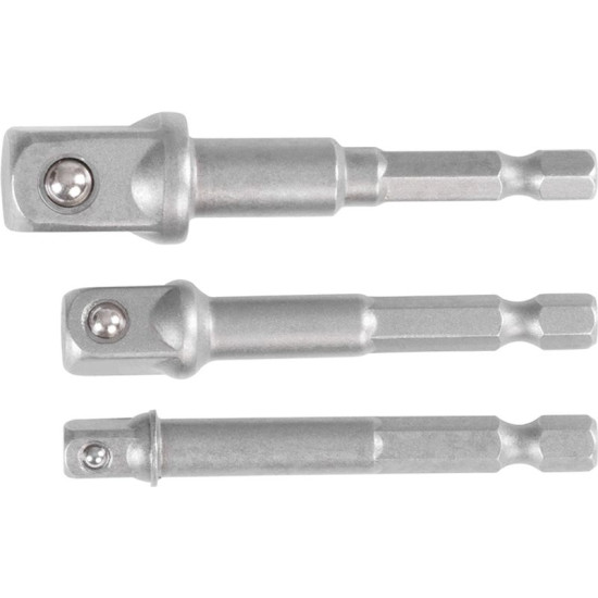 Strend Pro adapterikomplekt, puurile, 1/4", 3/8", 1/2"