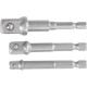 Strend Pro adapterikomplekt, puurile, 1/4", 3/8", 1/2"