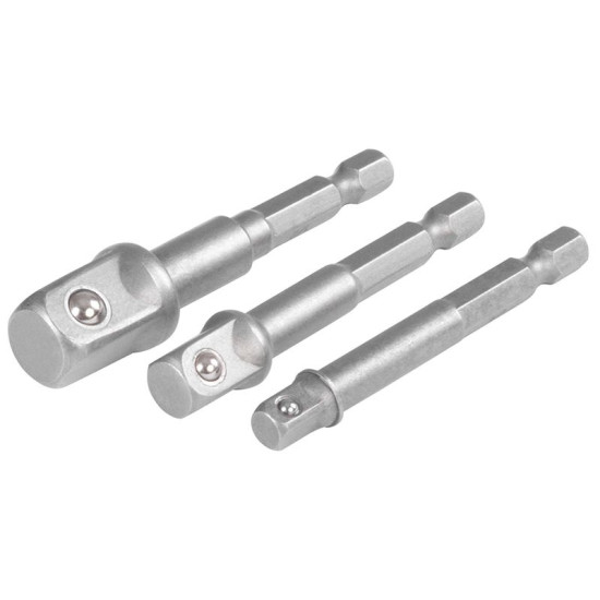 Strend Pro adapterikomplekt, puurile, 1/4", 3/8", 1/2"