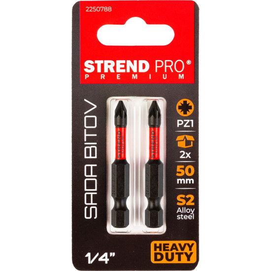 Bit Strend Pro Premium Pozidriv, PZ 1, pack of 2 Bit Strend Pro Premium Pozidriv, PZ 1, pack of 2