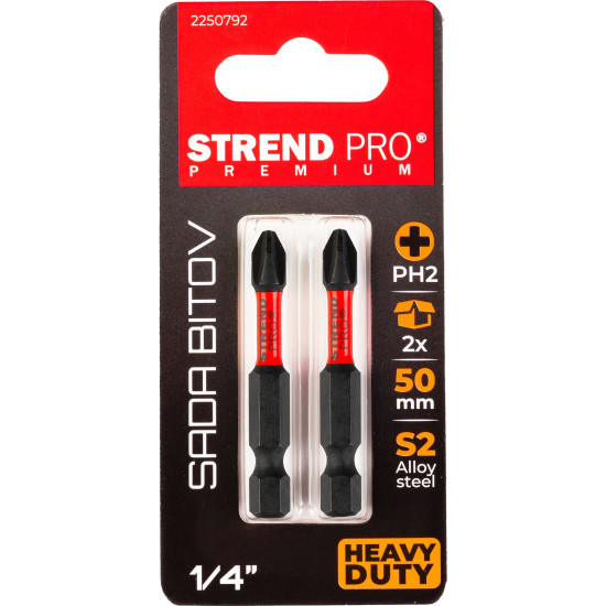 Bit Strend Pro Premium Pozidriv, PH 2, pack of 2 Bit Strend Pro Premium Pozidriv, PH 2, pack of 2