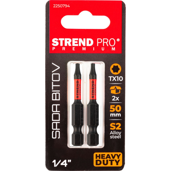 Bit Strend Pro Premium Torx, T10, 2 pcs Bit Strend Pro Premium Torx, T10, 2 pcs