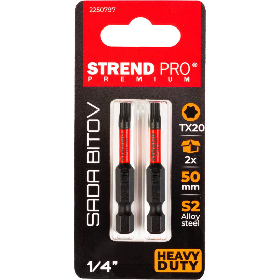 Bit Strend Pro Premium Torx, T20, 2 pcs Bit Strend Pro Premium Torx, T20, 2 pcs