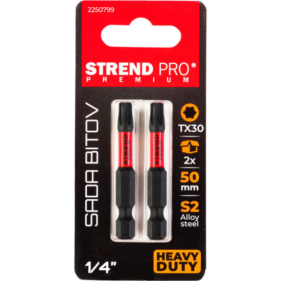 Bit Strend Pro Premium Torx, T30, 2 pcs Bit Strend Pro Premium Torx, T30, 2 pcs