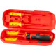 Screwdriver Set Strend Pro, VDE 8-piece, flat + Phillips, electrician's Screwdriver Set Strend Pro, VDE 8-piece, flat + Phillips, electrician's