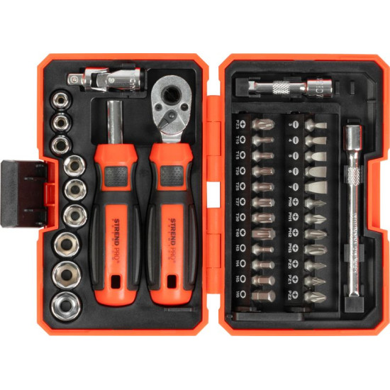 Screwdriver Set Strend Pro Premium, 38-piece, torx + flat + Phillips Screwdriver Set Strend Pro Premium, 38-piece, torx + flat + Phillips