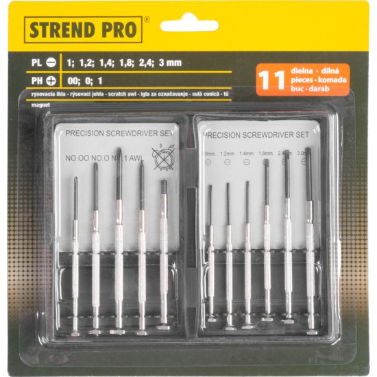 Watchmaker's screwdriver set Strend Pro SD5011, 11-piece, mini Watchmaker's screwdriver set Strend Pro SD5011, 11-piece, mini