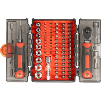 Strend Pro Premium Screwdriver, набор из 1 трещотки, 78 деталей