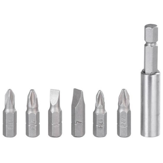 Set of bits 7 pcs + bit holder