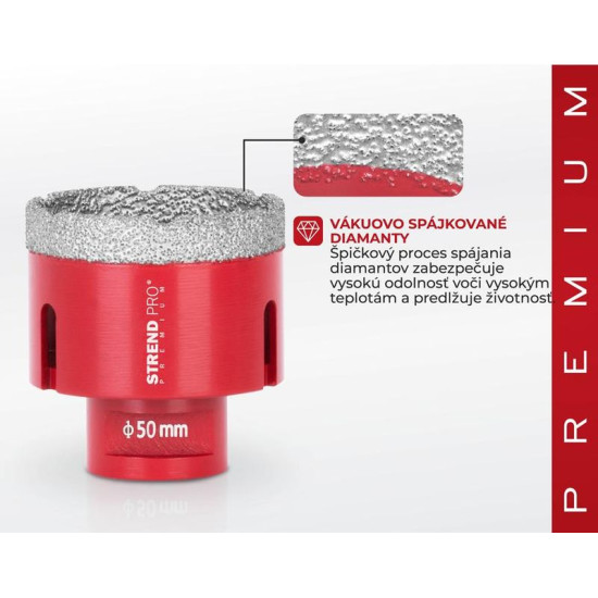 Lõiker Strend Pro Premium DCB11, 50 mm, M14, kroon, teemant, professionaalne