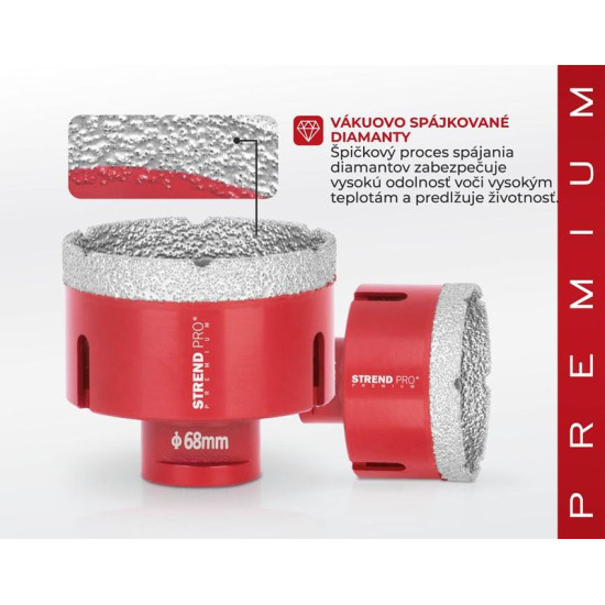 Diamond core hole drill Strend Pro Premium DCB11, 068 mm, M14, profesional Diamond core hole drill Strend Pro Premium DCB11, 068 mm, M14, profesional