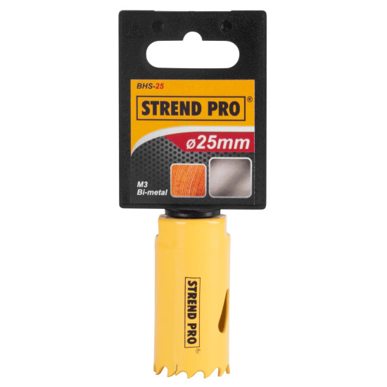 Коронка Strend Pro BHS44, 25 мм, M3, Bi-metal