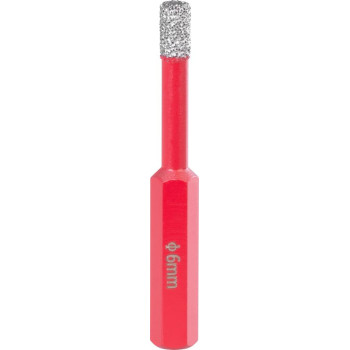 Teemantsüdamiku puur Strend Pro Premium DCB12, 06 mm, hoidik HEX, professionaalne