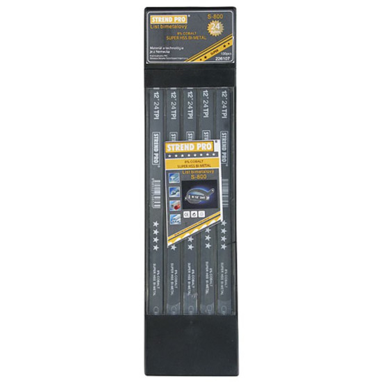 Saeleht bimetallist 12"x1/2 24TPI Strend Pro, bimetall/8% koobalt, ühepoolne Saeleht bimetallist 12"x1/2 24TPI Strend Pro, bimetall/8% koobalt, ühepoolne