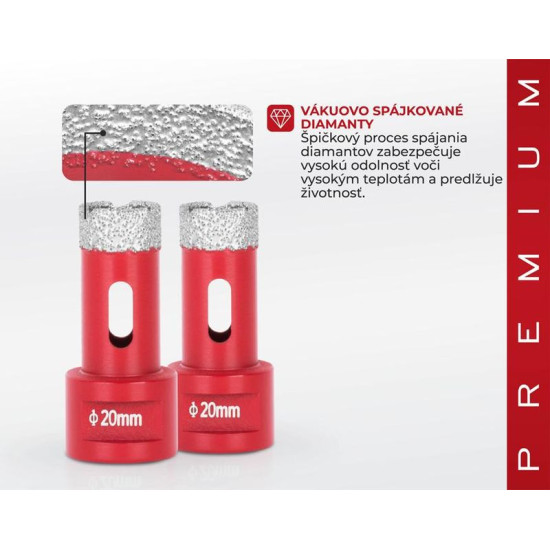Коронка алмазная Strend рro рremium DсB11, 020 мм, M14, проф