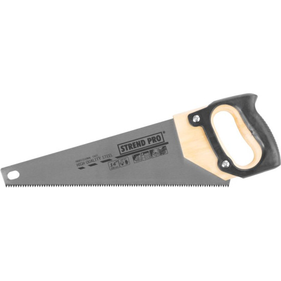 Hand saw 350 mm Strend Pro, with rubber handle