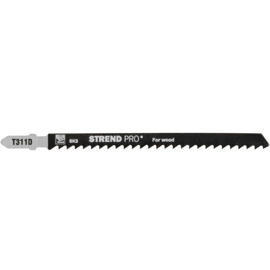 Пилка лобзика Strend Pro T311D 132 мм, 6z, по дереву, упак. 5 шт. Пилка лобзика Strend Pro T311D 132 мм, 6z, по дереву, упак. 5 шт.