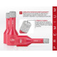 Dry diamond drill set Strend Pro Premium, DCB11S2, 6-8-10-12 mm, M14, diamond core hole drills, prof